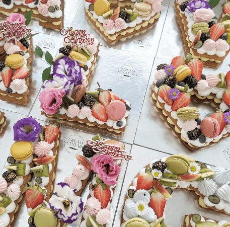 alphabet tart cake singapore